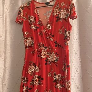 Cute long length wrap sundress..